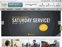 Tablet Screenshot of northwestchevrolet.com